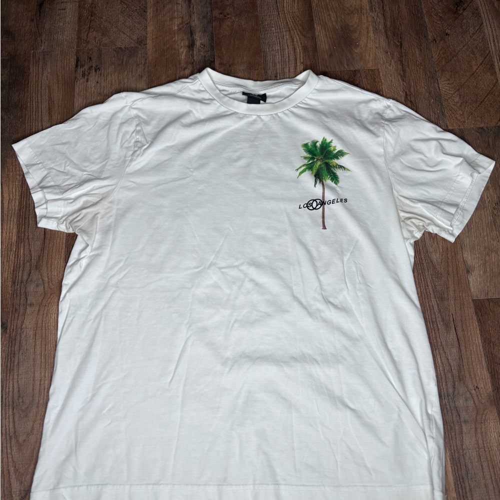 H&M White Graphic Tee